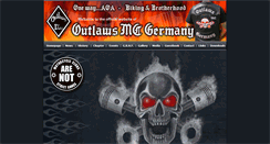 Desktop Screenshot of outlawsmc.de
