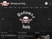 Tablet Screenshot of outlawsmc.it